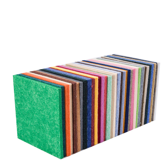 High Quality High Density Polyester Felt Soundproof Acoustic Panel