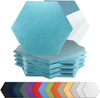 Flame Resistant Multiple Shapes Sizes Hexagon Sound Proof Dampening Panels for Recording Studio Home Offices