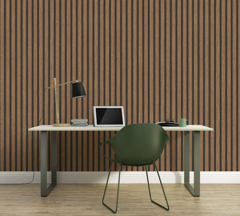Slatted Wall Decoration Material Soundproof Wood Acoustic Panel