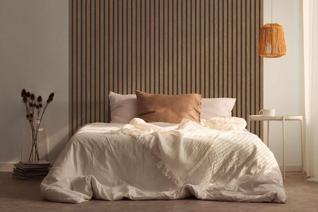 Natural Oak Acoustic Slat Wood Paneling for Soundproofing Walls