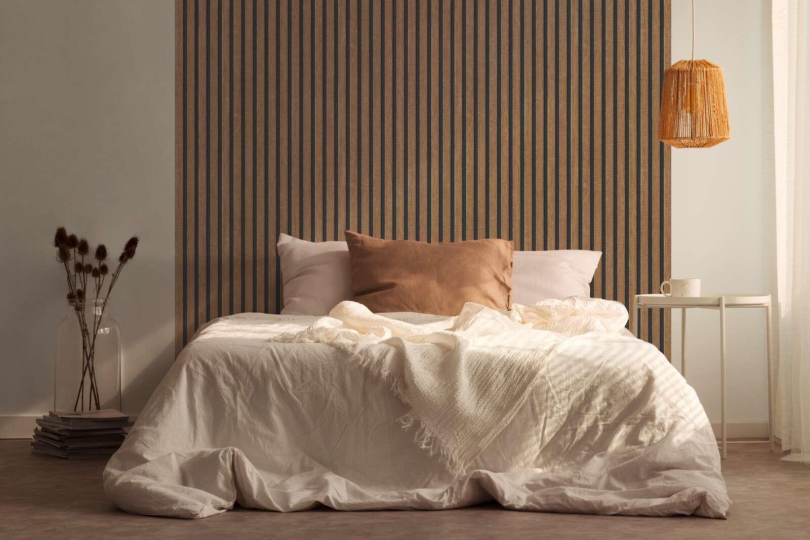 Natural Oak Acoustic Slat Wood Paneling for Soundproofing Walls