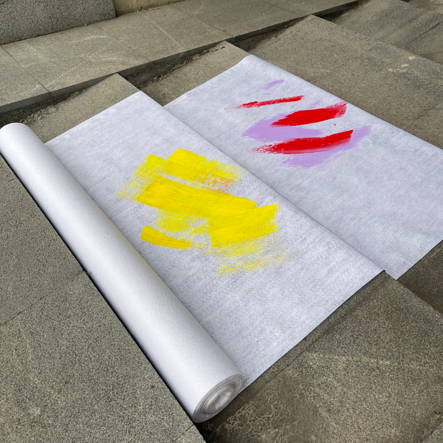 Chinese Nonwoven White Sticky Felt Floor Stair Protection