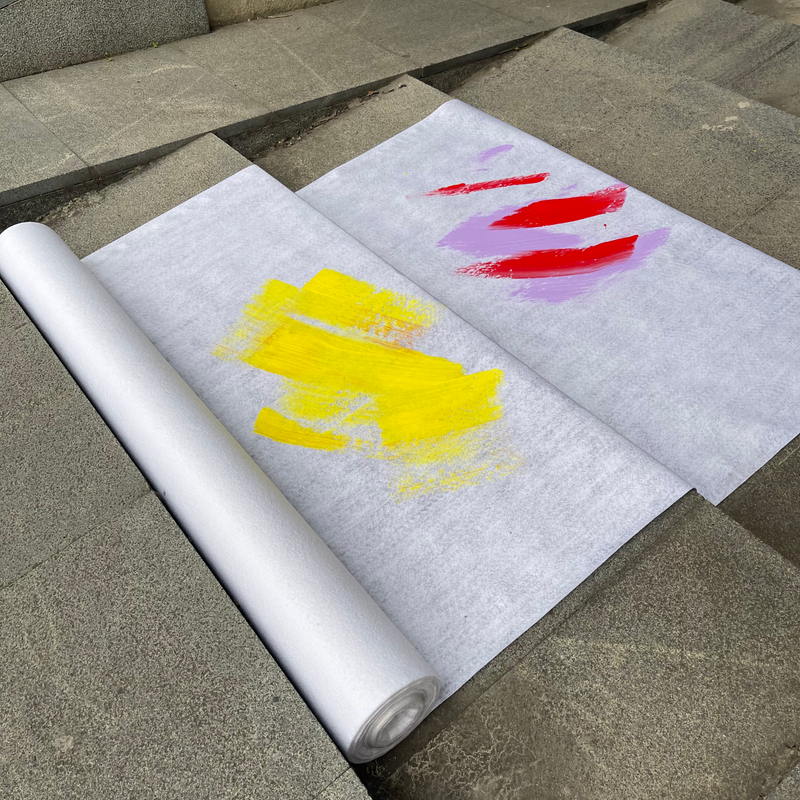 180gr 1x25m Self Adhesive Construction Floor Covering No Tape Required Easy to Install