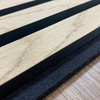 Veneer Wood Slat Pet MDF Acoustic Panel Interior Soundproofing Wall Ceiling Building Material Board Tile