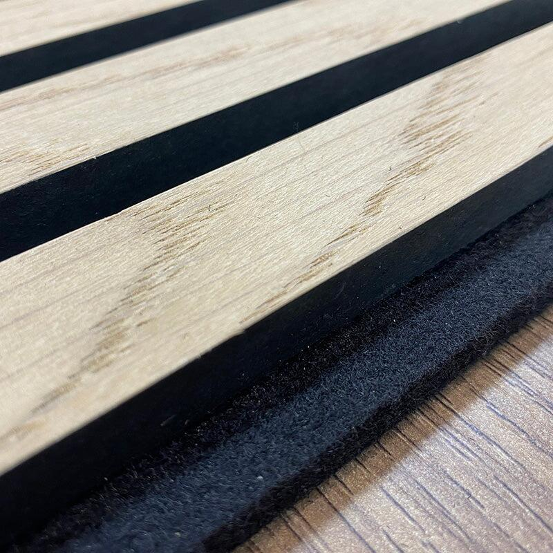 Veneer Wood Slat Pet MDF Acoustic Panel Interior Soundproofing Wall Ceiling Building Material Board Tile