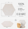 Architecturally Decorative Formaldehyde-free Sound-absorbing Acoustic PET Felt Circular Ceiling Panel