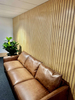 Luxury Flexible Apartment Wall Ceiling Soundproofing Sound Absorb Material Mdf Pet Board Acoustic Wooden Slat Wall Panels