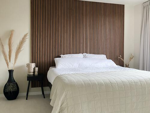 Acoustic Sound Absorption Material Wood Wall Claddings Timber Acoustic Slats Panel
