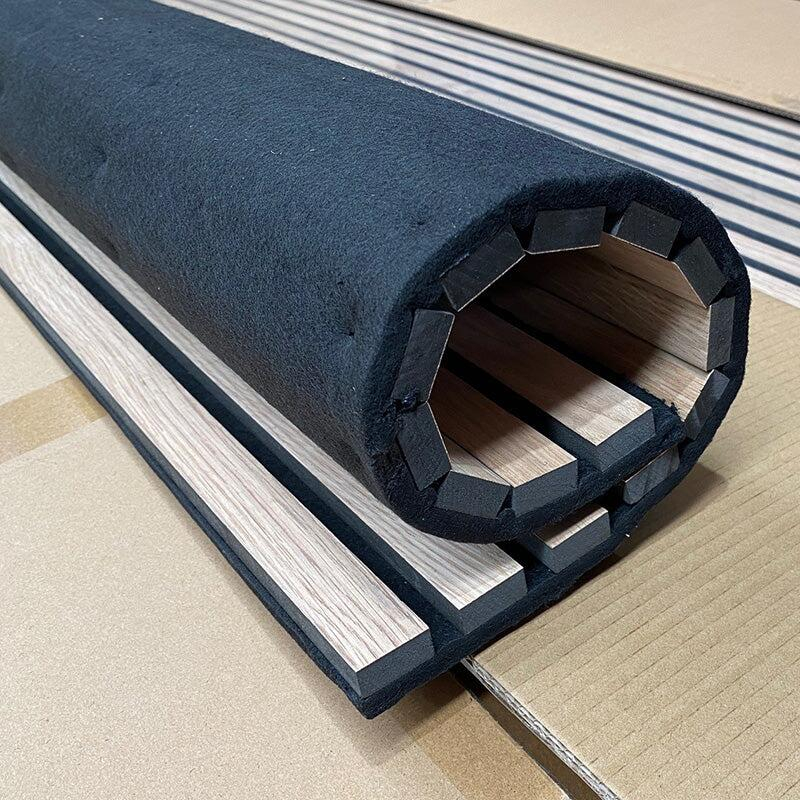 Sound Absorption Decorative Board Pet MDF Wood Veneer Acoustic Panel for Interior Wall Ceiling