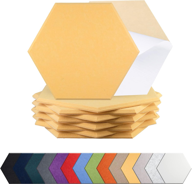 Architecturally Decorative Formaldehyde-free Sound-absorbing Acoustic PET Felt Wall Panels (Set of 4)