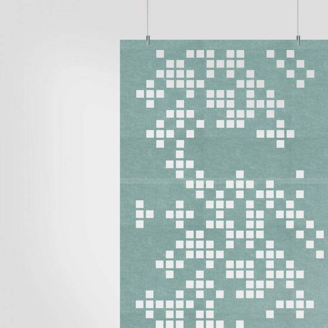 VIGOR Hexagon Supply Pet Bottles Recycle Polyester Staple Fiber Acoustic Panel Environmental Felt Sound Insulation Board For Home Use