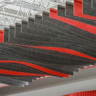 VIGOR Double-layer Acoustic Wall Covering With Precision Patterns Sound Echo Absorbing Pet Felt Office Partition Acoustic Wall Panels