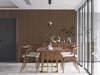 Natural Veneer Oak Acoustic Panels Slat Wooden Wool Slatted Decorative Acoustic Wood Wall Panel Sound Proof Wall Panels
