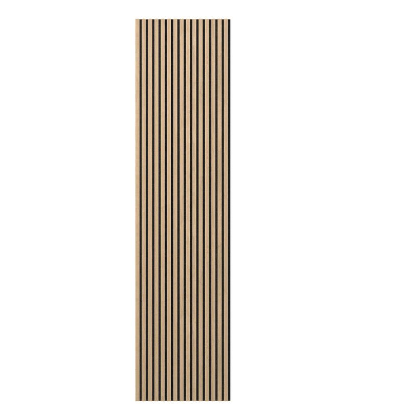 300cm 3D Fluted Sound Absorbing Panel with Wood Finish