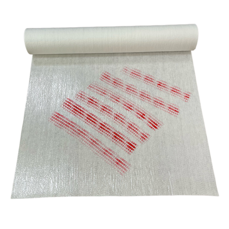White Grey Nonwoven Needle Punched Backing Glue Sticky Felt