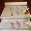 0.65x25m Floor and Stair Protection Fleece Perfect Surface Protection for Flooring