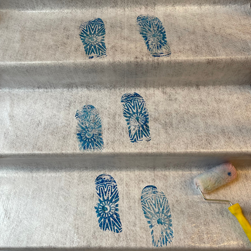 Breathable Self Adhesive Floor Protection Felt Roll Paint Cover Fleece Floorliner Paint Protection