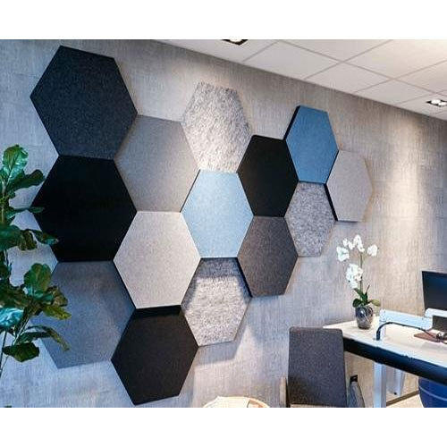 DIY Self Adhesive PET Felt Acoustic Panels High Density Sound Absorbing Polyester Fiber Panel