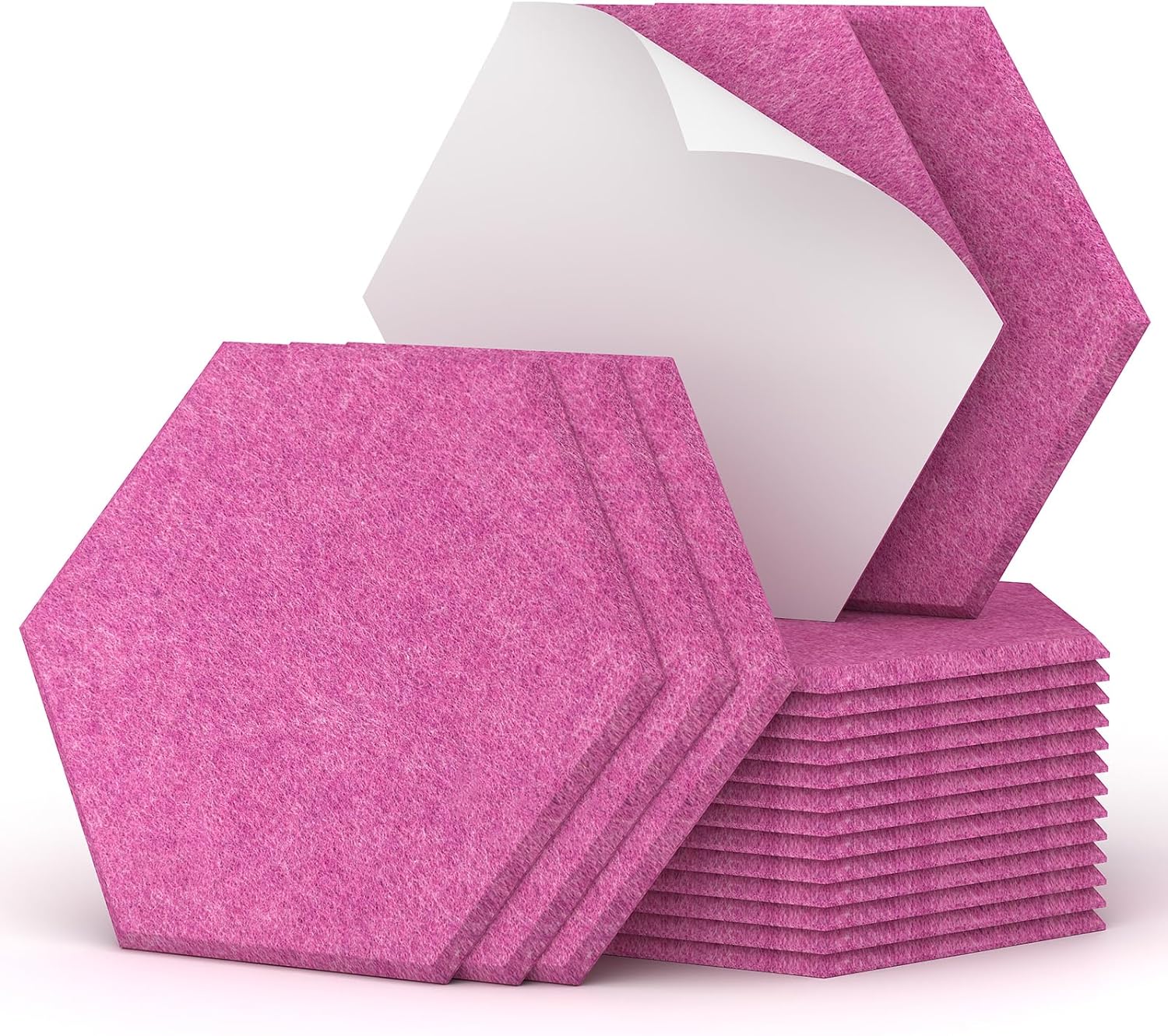 Hexagon Soundproof Interior Decorative Wall Sound Deadening Ceiling Tiles Panel