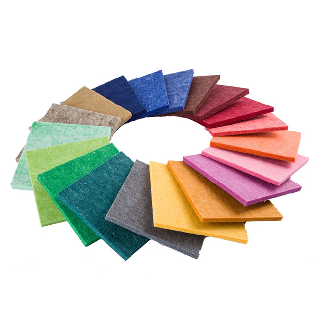 High Density Sound Absorbing Soundproof Polyester Decorative Acoustic Panel