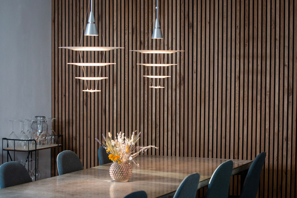 Custom Decorative Custom Soundproofing Wood Veneer Slats