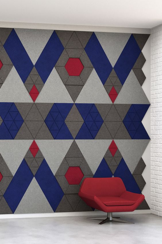 VIGOR Custom V Groove Pattern Design Two Colors 100% Polyester Fiber With Felt Diy Soundproof Acoustic Wall Panels China Factory
