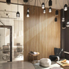 Slat Soundproof Wall Slat Acoustic Panel for Interior Noice Reduction