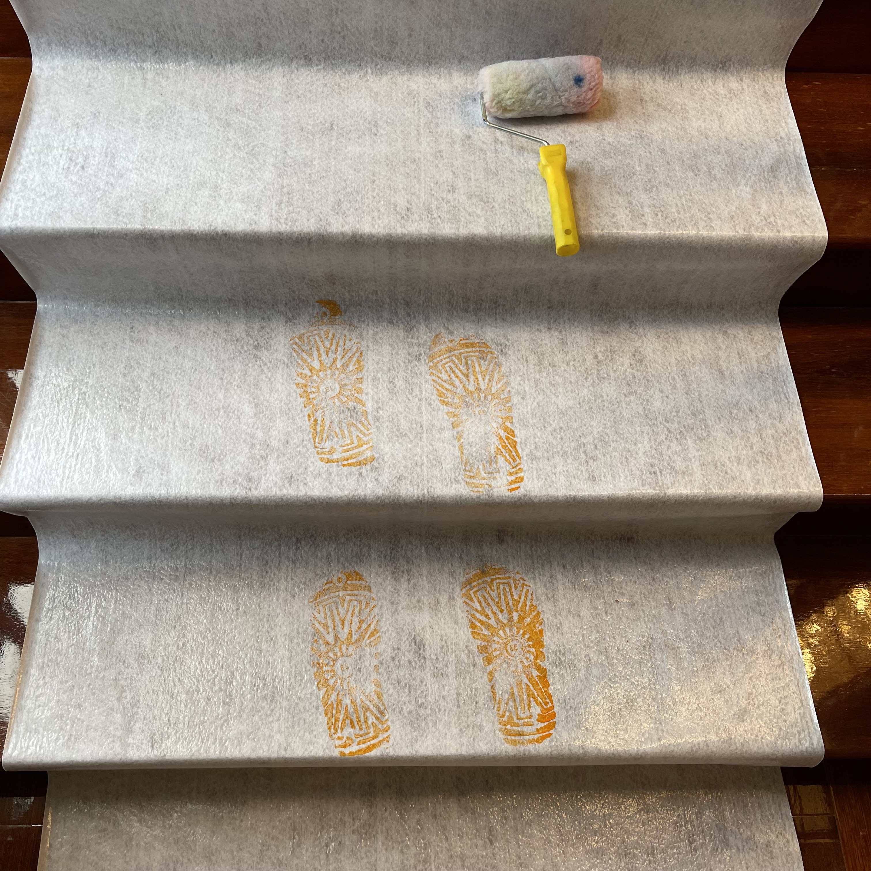 FELT ROLL 1x10M WITH ANTI ABSORBENT BACKING CUSHION FELT PROTECTION FLEECE
