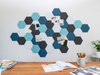Hexagon Soundproof Interior Decorative Wall Sound Deadening Ceiling Tiles Panel