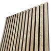 Veneer Wood Slat Pet MDF Acoustic Panel Interior Soundproofing Wall Ceiling Building Material Board Tile