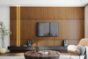 Sound Proofing Modern Design Superior Quality Wall Acoustic Slat Luxury TV Background Panels