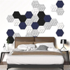 Anti Noise Wall Clouds 3d Sound Proof PET Hexagon Ceiling Wall Panel