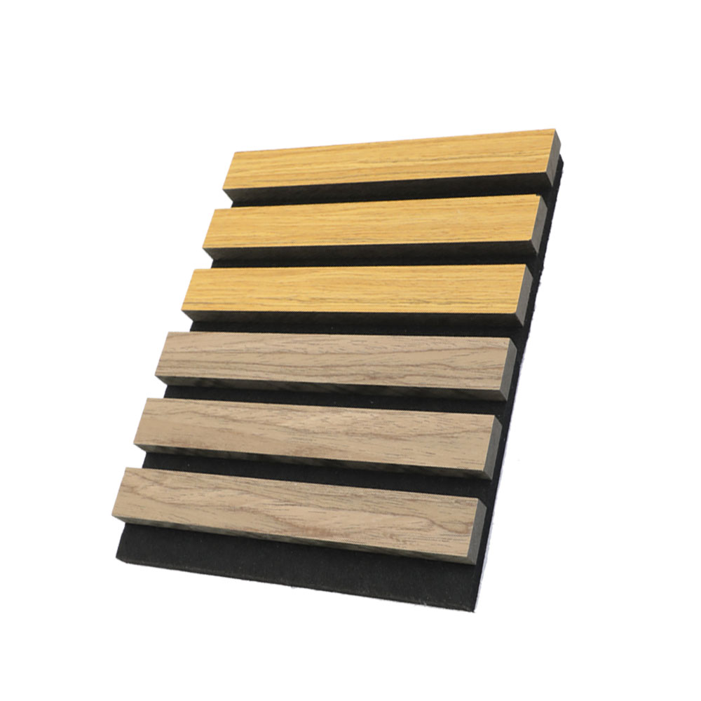 Home Theater Cheap Soundproofing Material Grooved MDF Wood Panel