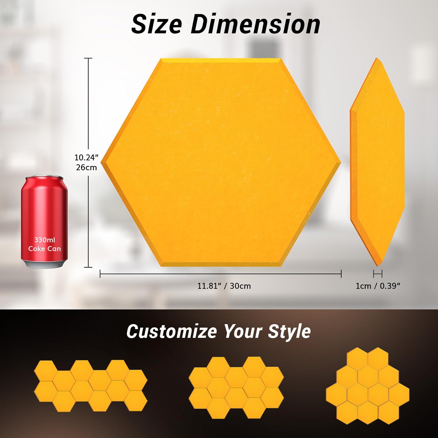 12mm Water Proof Polyester Fiber Decorative Acoustic Panel for Concert Hall