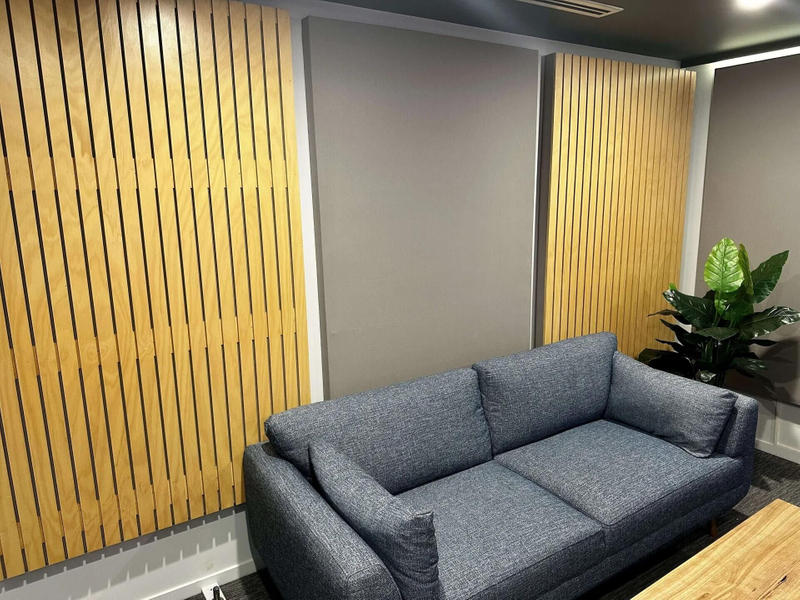 300cm Luxury Flexible 3D Pine Slats Grill Interior Wood slatted Wooden Acoustic Slats Wall Panels