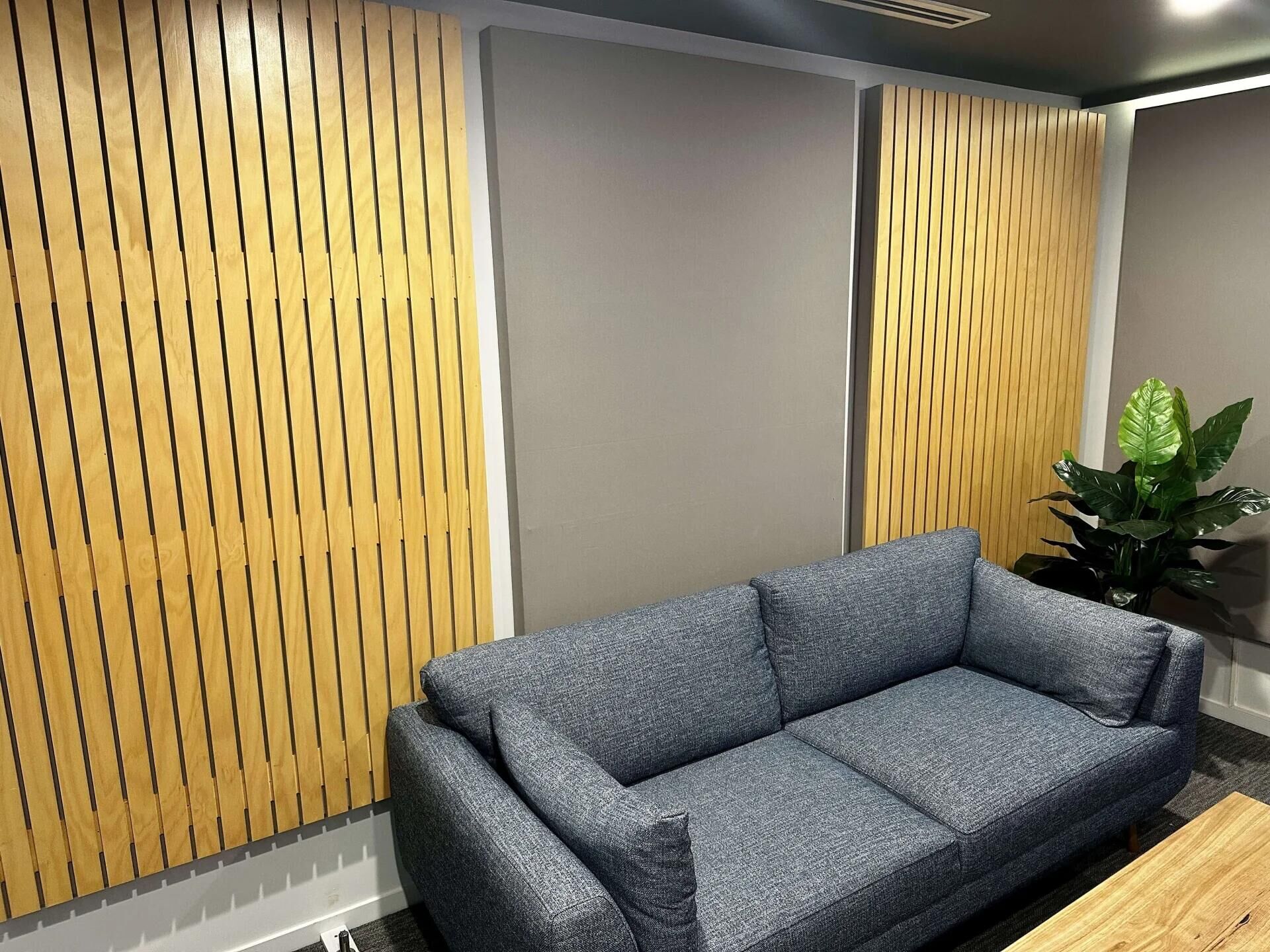 Luxury Flexible Apartment Wall Ceiling Soundproofing Sound Absorb Material Mdf Pet Board Acoustic Wooden Slat Wall Panels