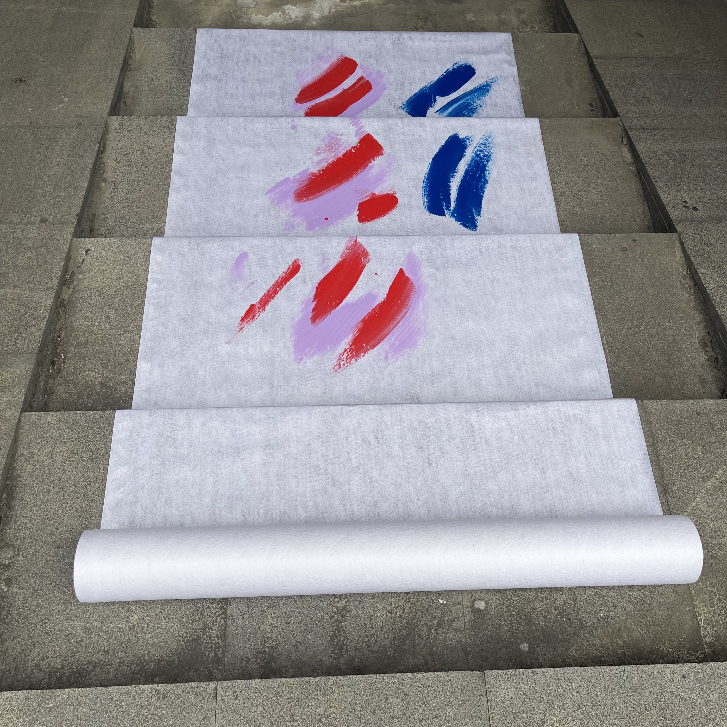 Floor Protection Absorbent Spray Painter Felt Felt Sticky Sheets Adhesiveness Sticky Tile Mat