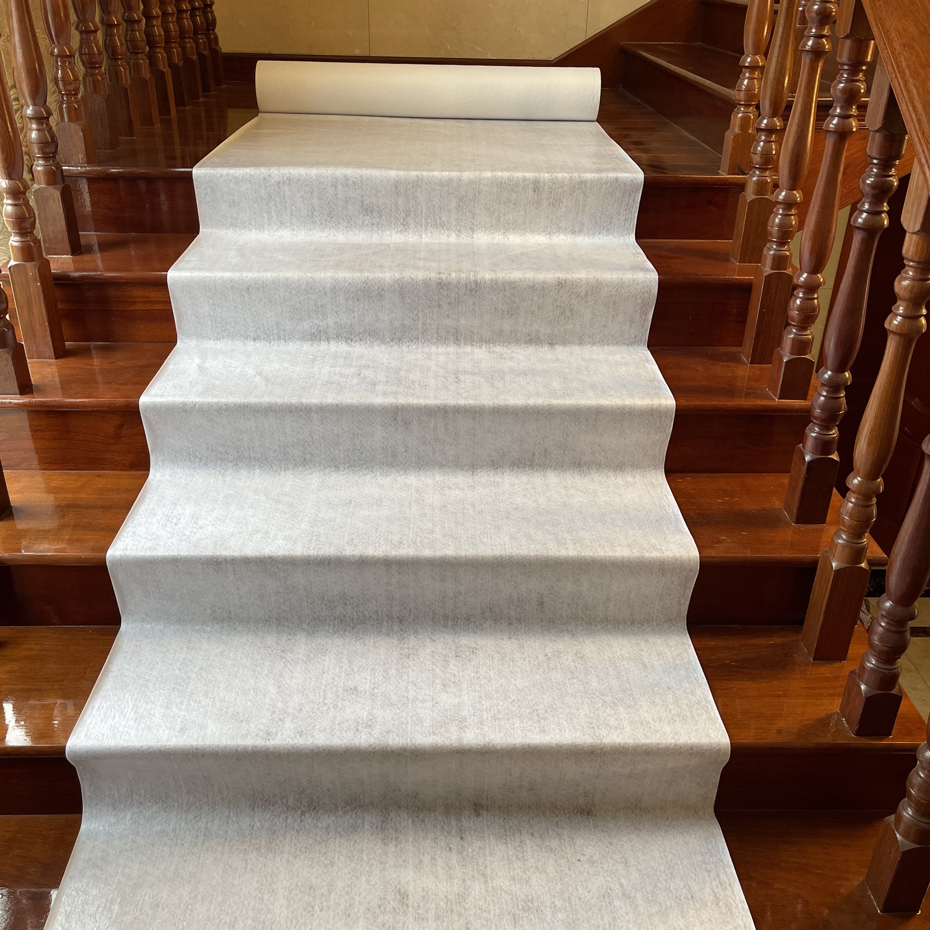 0.65x25m Floor and Stair Protection Fleece Perfect Surface Protection for Flooring