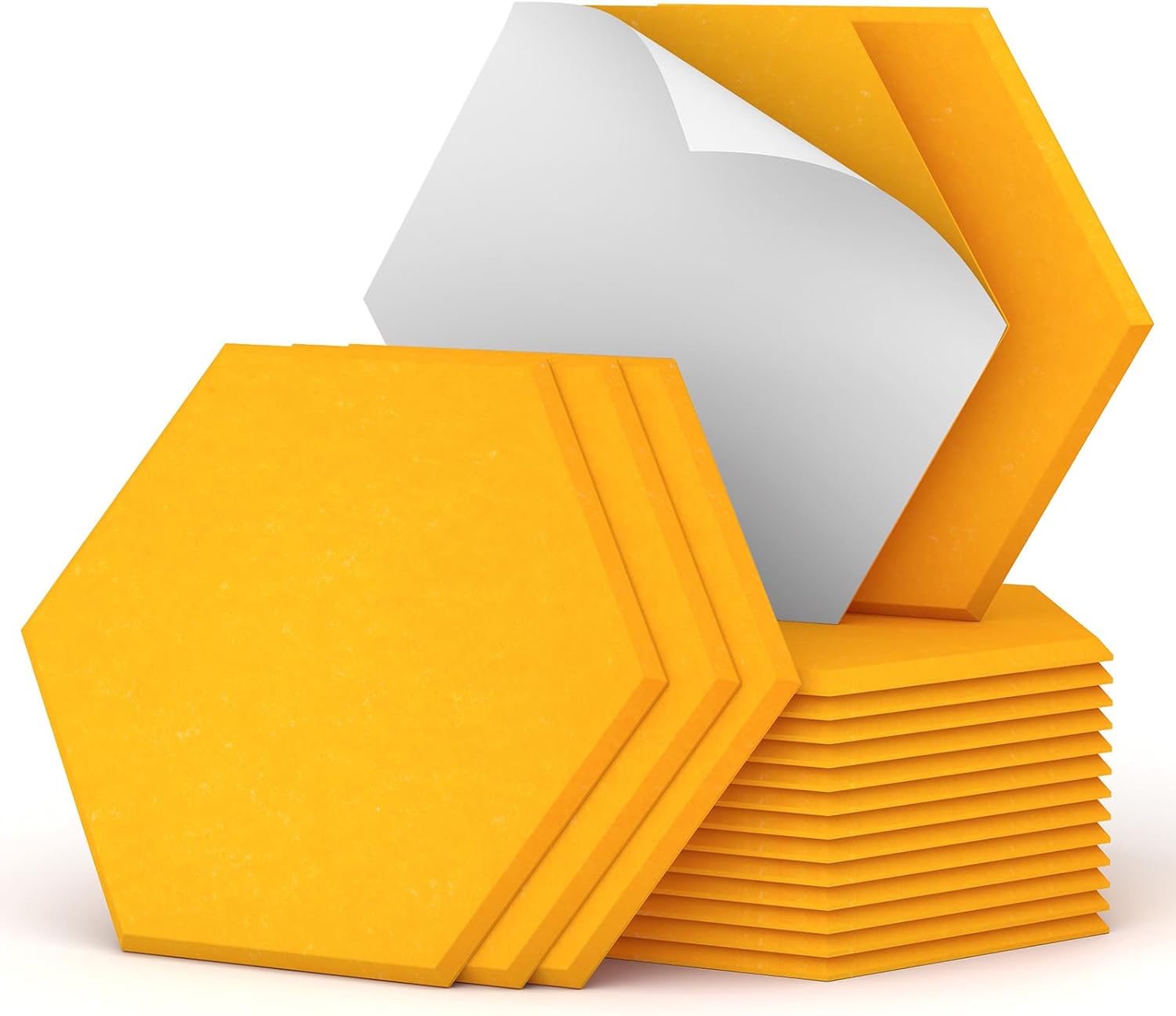 Hexagon Soundproof Interior Decorative Wall Sound Deadening Ceiling Tiles Panel