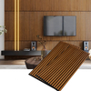 Contemporary Oak Flexible Natural Walnut Better Sound Absorption MDF Slat Wood Wall Panels