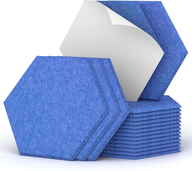 3D Cuttable Diy Decorative Wall Eco-friendly Polyester Pet Ceiling Acoustic Panels