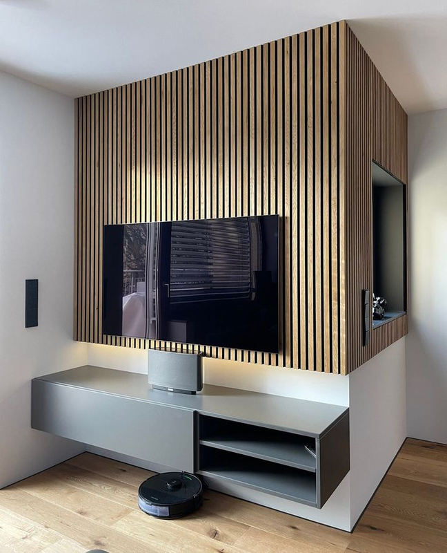 Slat Acoustic Polyester Pet Panel with MDF Slatted Wooden Board