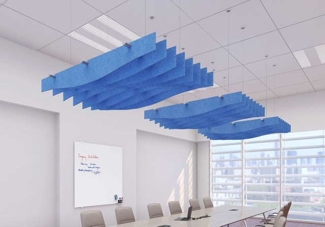 100% Recycled Printing Interior Decorative Polyester Fiber Acoustic Wall Panels Pet Acoustic Felt