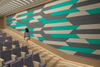  Acoustic Insulation Carving Easy Install Acoustic Polyester Panel Acoustic Pet Panels Suspended Space Divider 