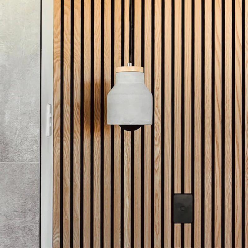 Veneer Wood Slat Pet MDF Acoustic Panel Interior Soundproofing Wall Ceiling Building Material Board Tile