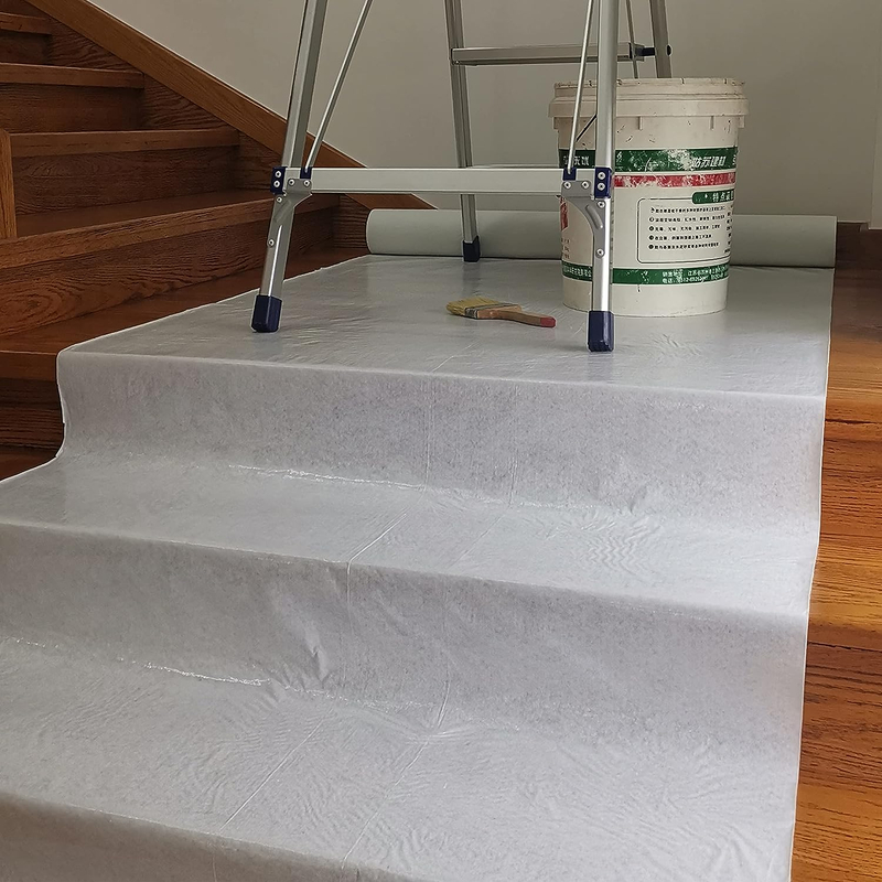 White Non Woven Floor Protection Absorbent Spray Painter Felt