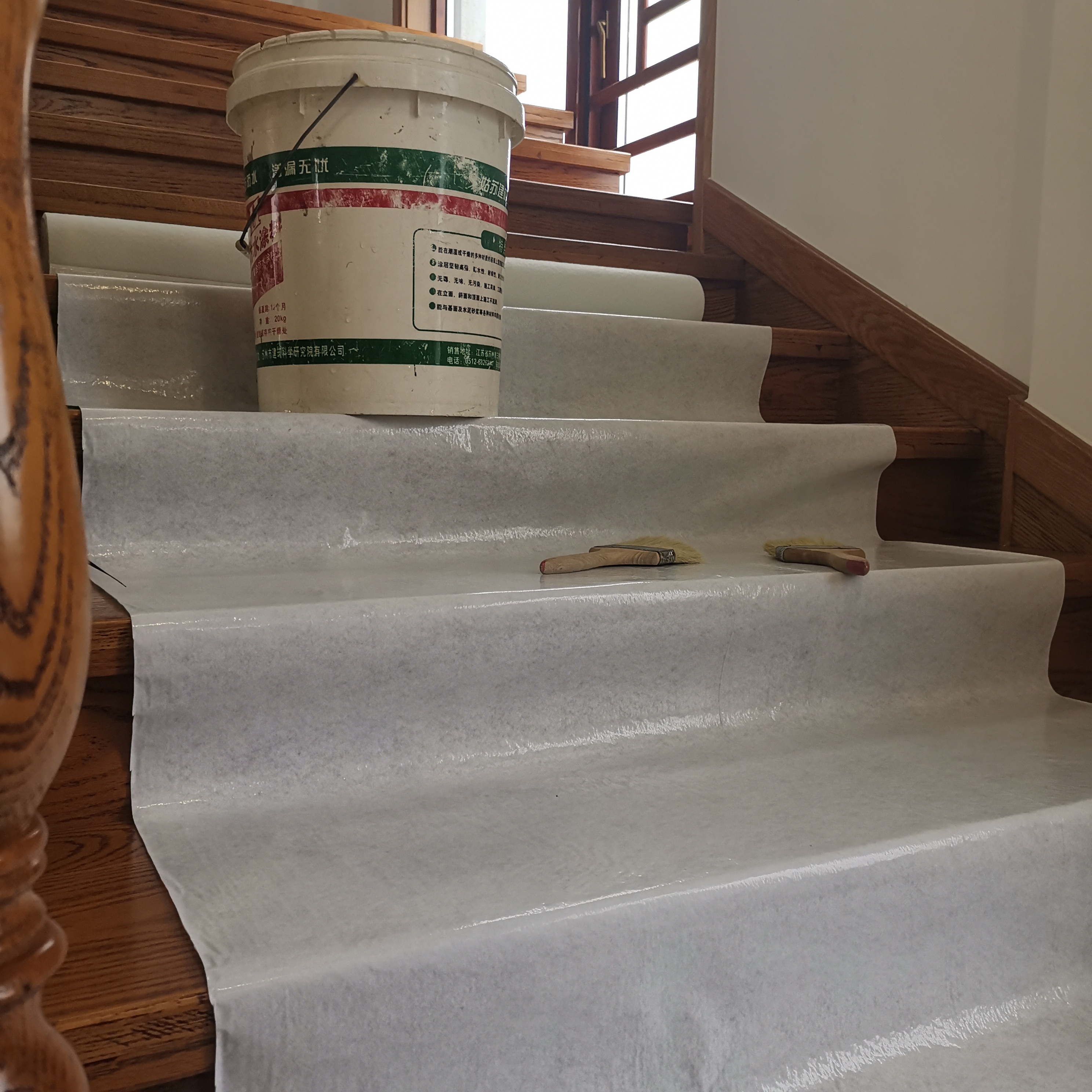 Floor Protection Absorbent Spray Painter Felt Felt Sticky Sheets Adhesiveness Sticky Tile Mat