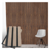 European Basic Eco-Friendly Polyester Fiber Soundproofing Slat Wooden Wall Acoustic Panel