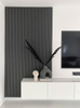Various Wood Veneer Surface MDF Polyester Slat Acoustic Panel