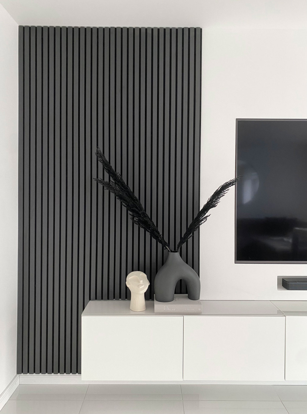 Various Wood Veneer Surface MDF Polyester Slat Acoustic Panel